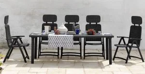 outdoor table and chair set