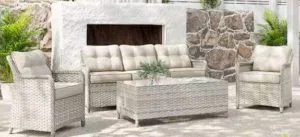 Brighton Rattan Outdoor Sofa Set