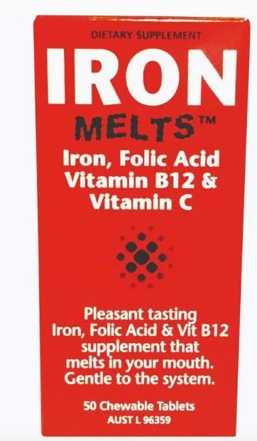 Iron Melts iron supplement tablets