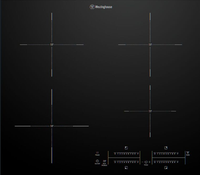 Westinghouse 4-zone induction cooktop