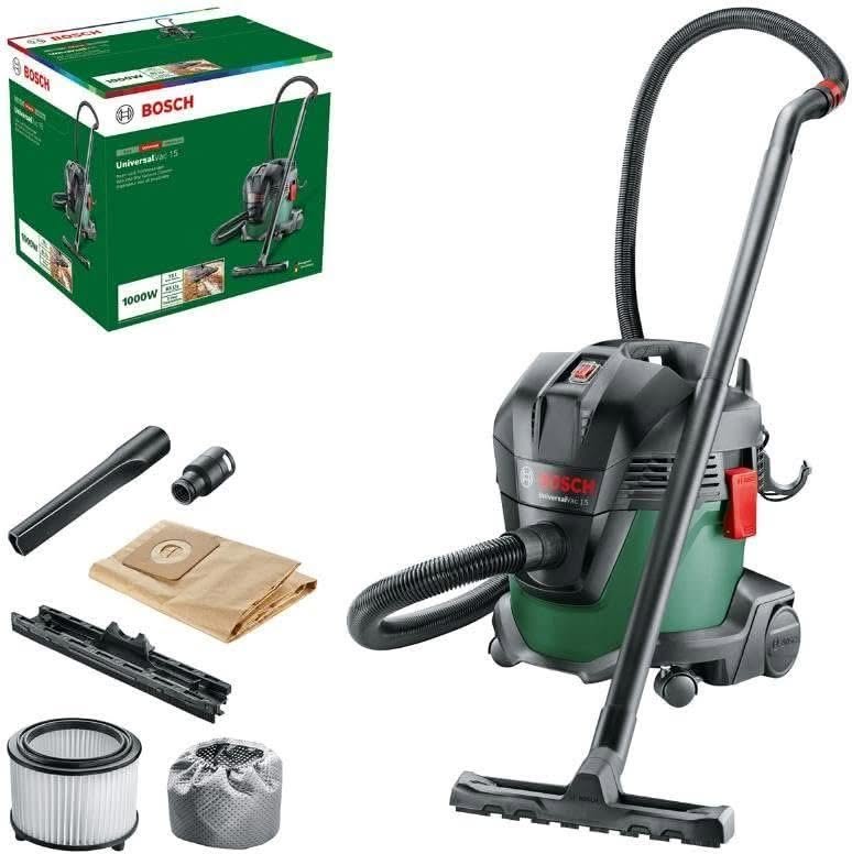 Bosch UniversalVac 15 wet and dry vacuum cleaner and blower