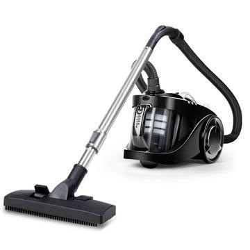 Devanti 2200W black cyclonic bagless vacuum with telescopic wand