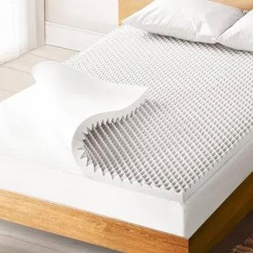 Giselle egg crate 5cm memory foam mattress topper