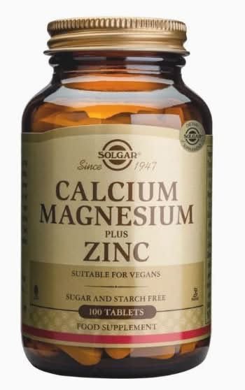 Solgar Calcium Magnesium Plus Zinc Tablets