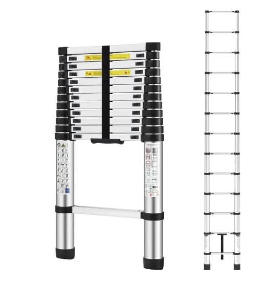Telescopic Step Ladder Aluminium