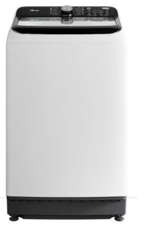 Midea 8kg rear-control top loader washing machine in white