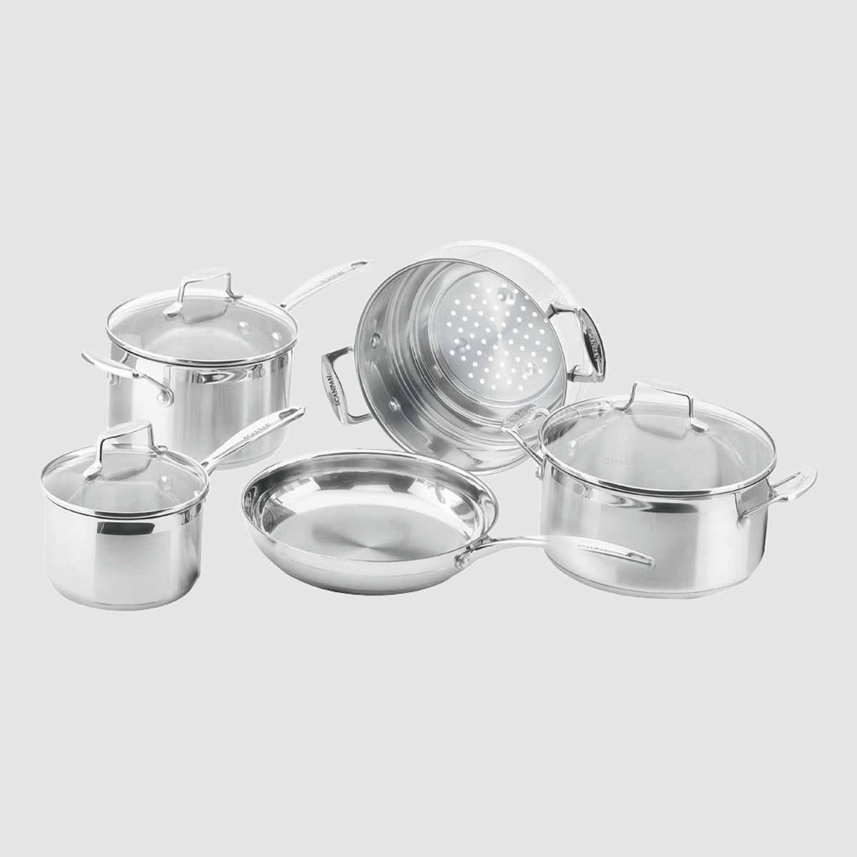 Scanpan Impact 5-Piece Stainless Steel Cookware Set