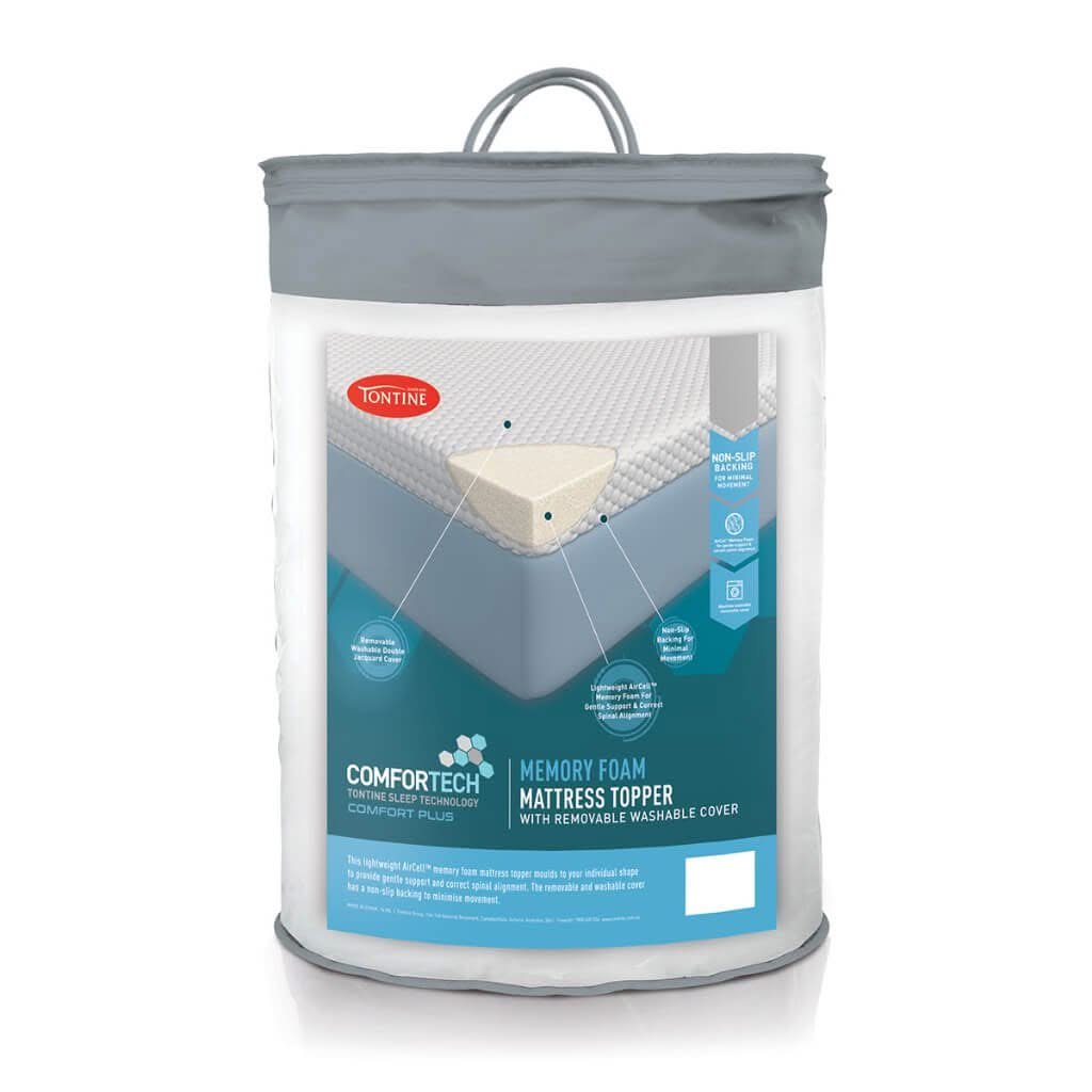 Tontine Pressure Relieving Memory Foam mattress topper