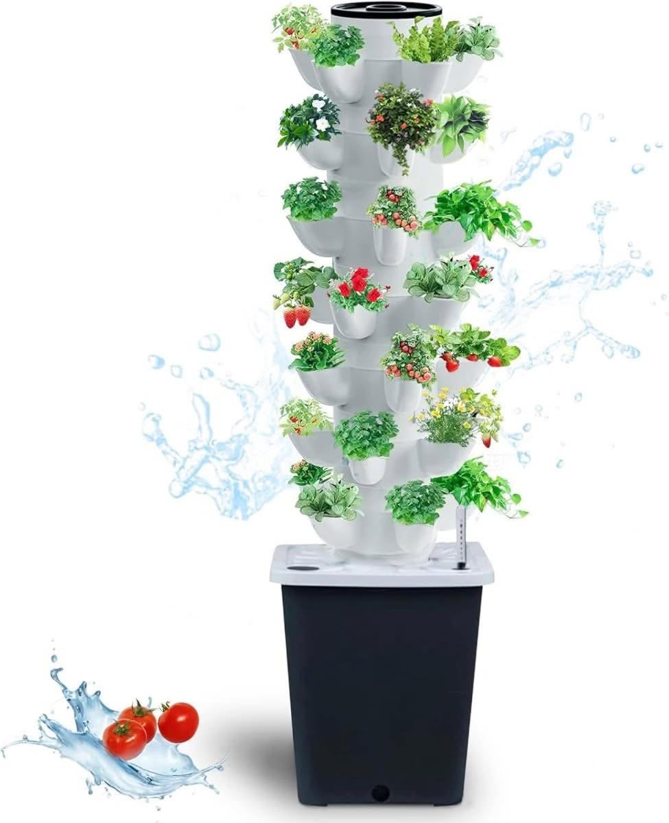35 site hydroponic tower garden for salad greens