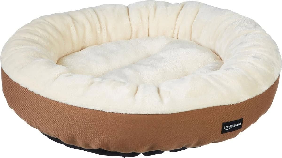 Basics Round Bolster Pet Bed