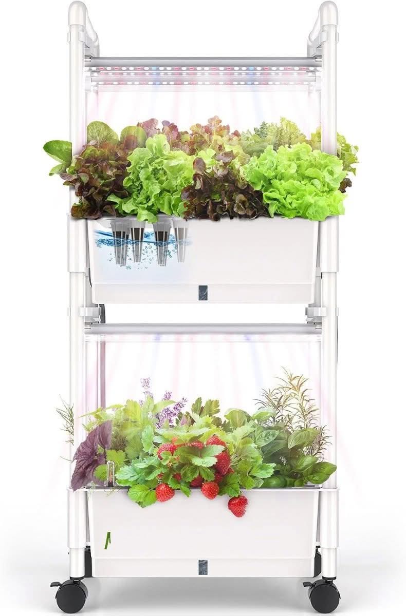 AOONEG 28 pod 2 layer expandable hydroponic system