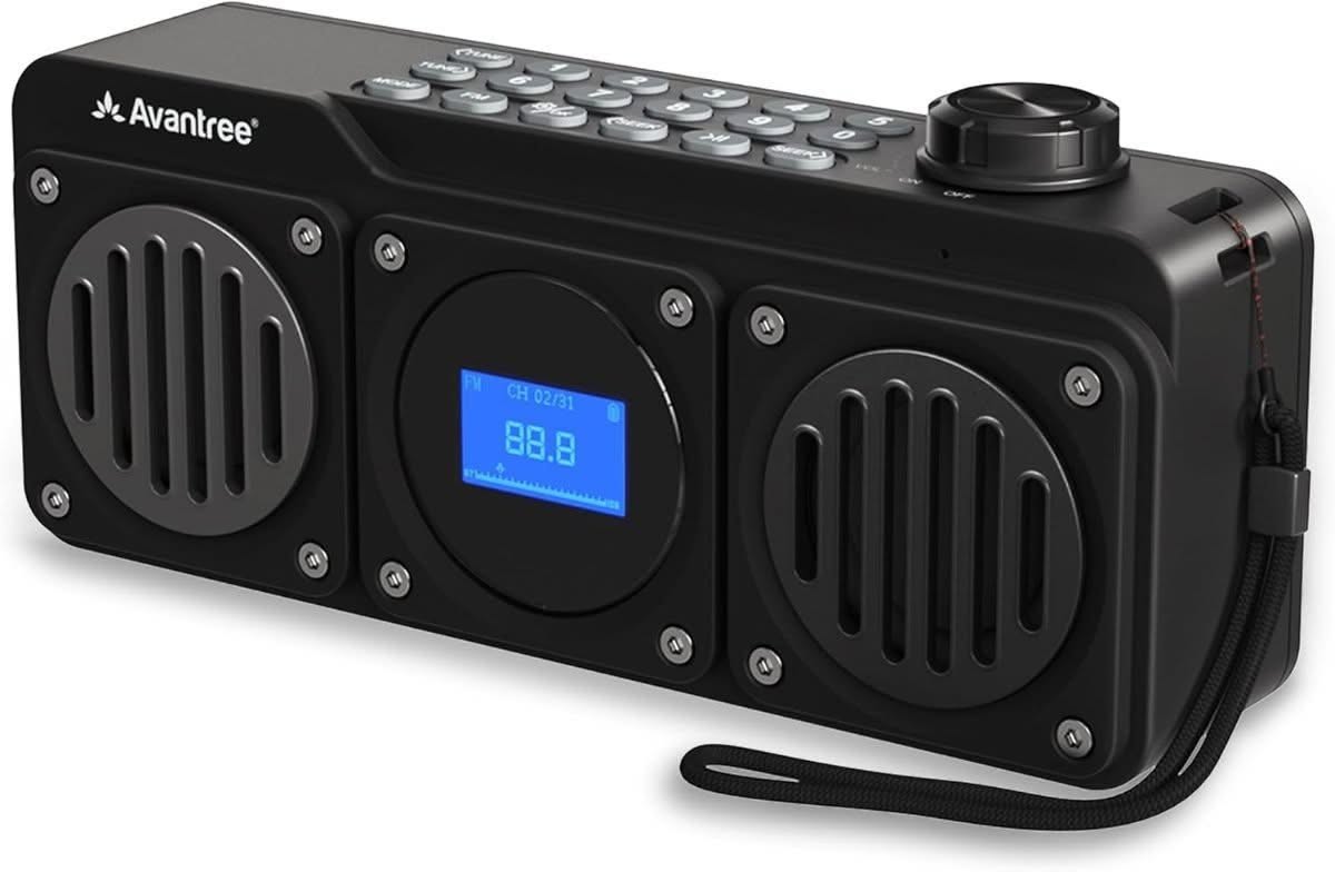 Avantree BoomByte portable FM radio and Bluetooth speaker