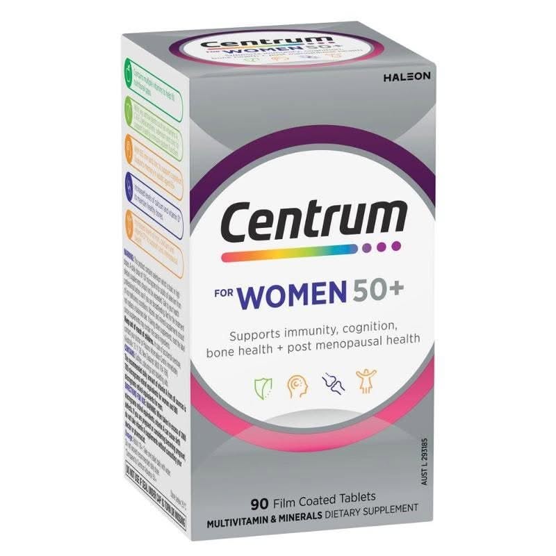 Centrum Women 50+ multivitamin tablets