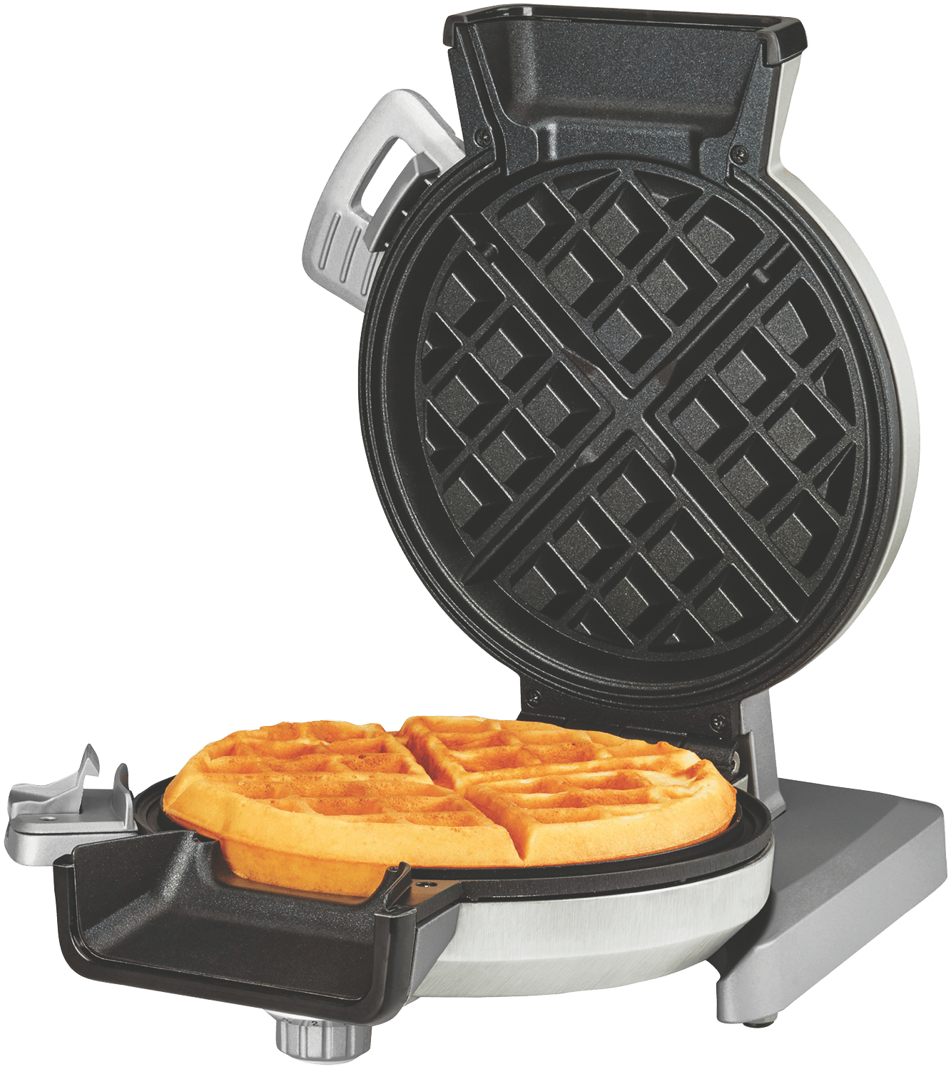 Cuisinart Vertical Belgian Waffle Maker on a plain background