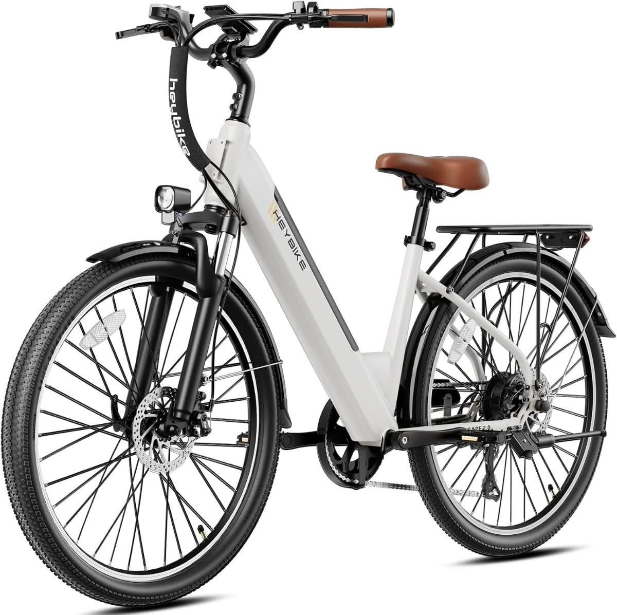 Heybike Cityscape 2.0 Electric Bike, Peak 1200W Motor, 468Wh Battery, 50-Mile Range - Best Overall