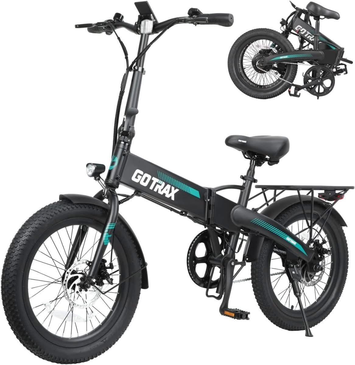 Gotrax R1 20in Folding Electric Bike, 500W Peak Motor, 40-Mile Range - Best Folding