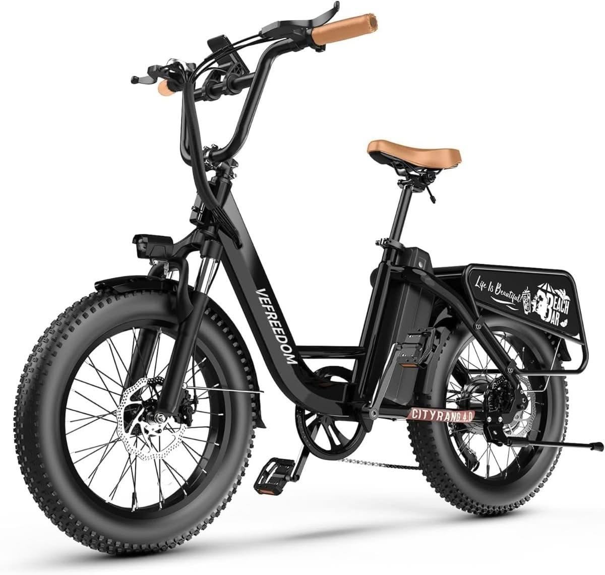 EUY Cityrang 4.0 Electric Bike, Peak 1500W Motor, 960Wh Battery, 70-Mile Range - Best Cargo Bike