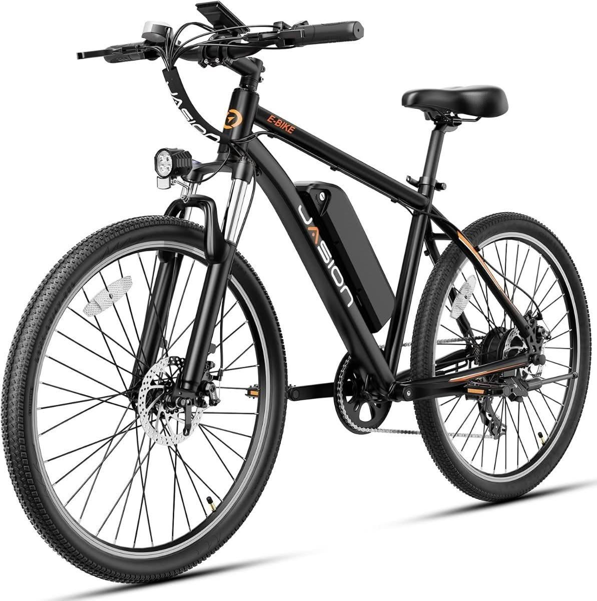 Jasion EB5 Electric Bike, 26in Tire, Peak 1000W Motor, 40-Mile Range - Best Budget Pick