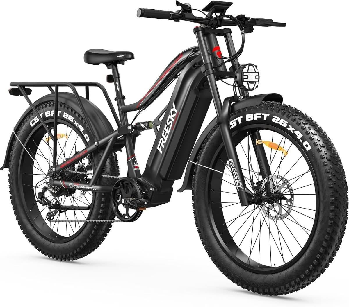 FREESKY Swift Horse Ultra Electric Bike, BAFANG 3500W Peak Motor, 140-Mile Range - Best Long-Range/Premium