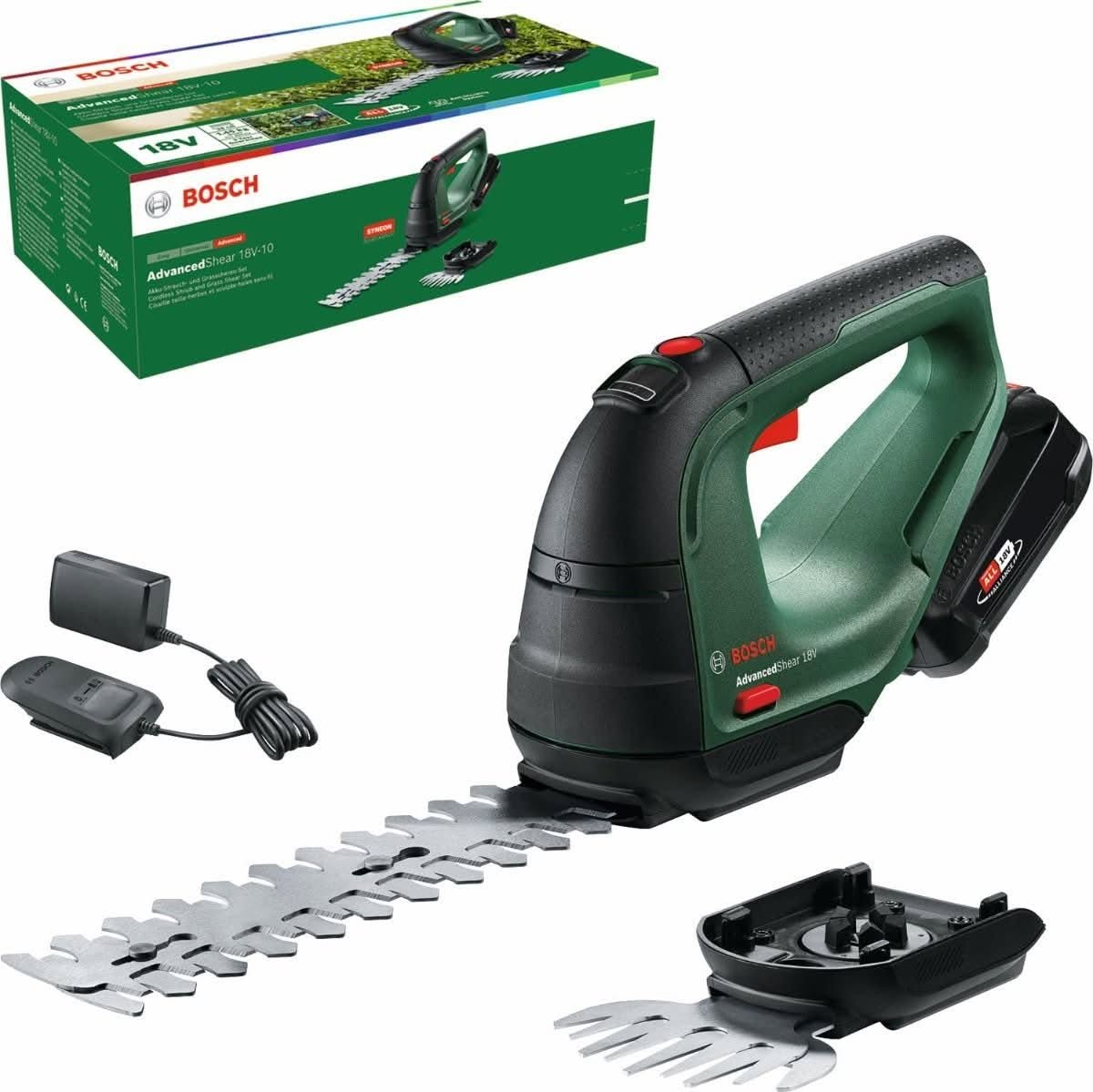 Bosch AdvancedShear 18V-10 Cordless Grass & Shrub Shear Kit - Best Premium Brand
