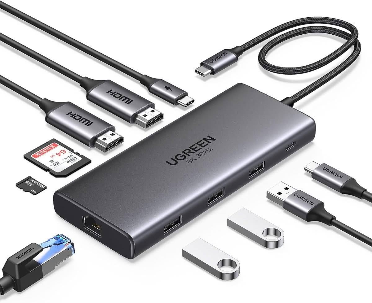 UGREEN Revodok Pro 210 10-in-1 USB-C Docking Station - Best Overall