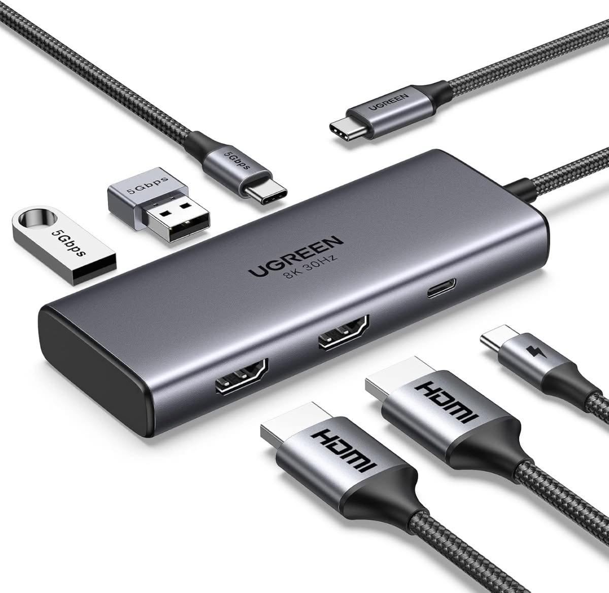 UGREEN Revodok 206 6-in-1 USB-C Docking Station - Best Budget Pick