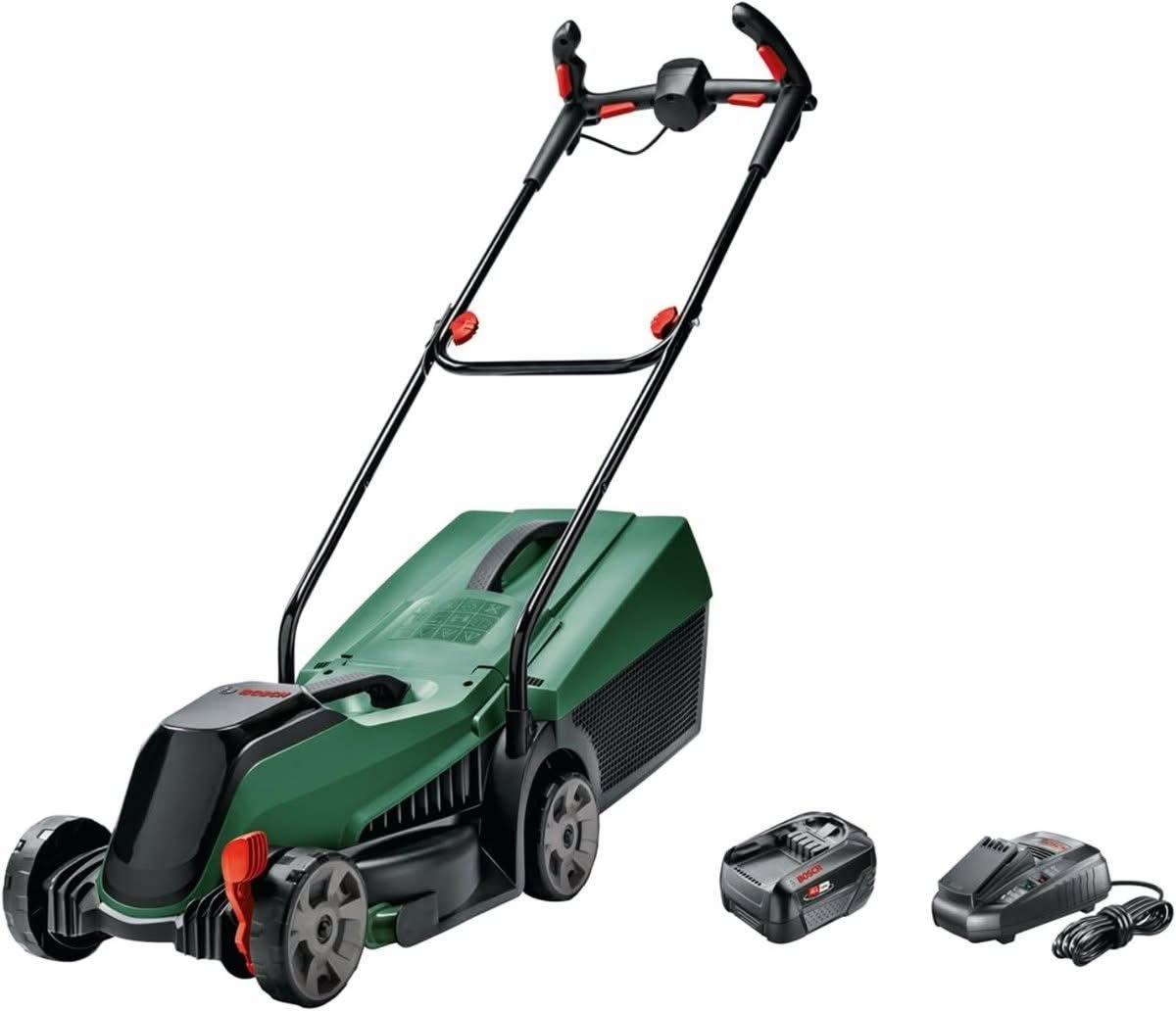Bosch CityMower 18V-32-300 Cordless Lawn Mower with Battery & Fast Charger - Best Cordless Battery Mower