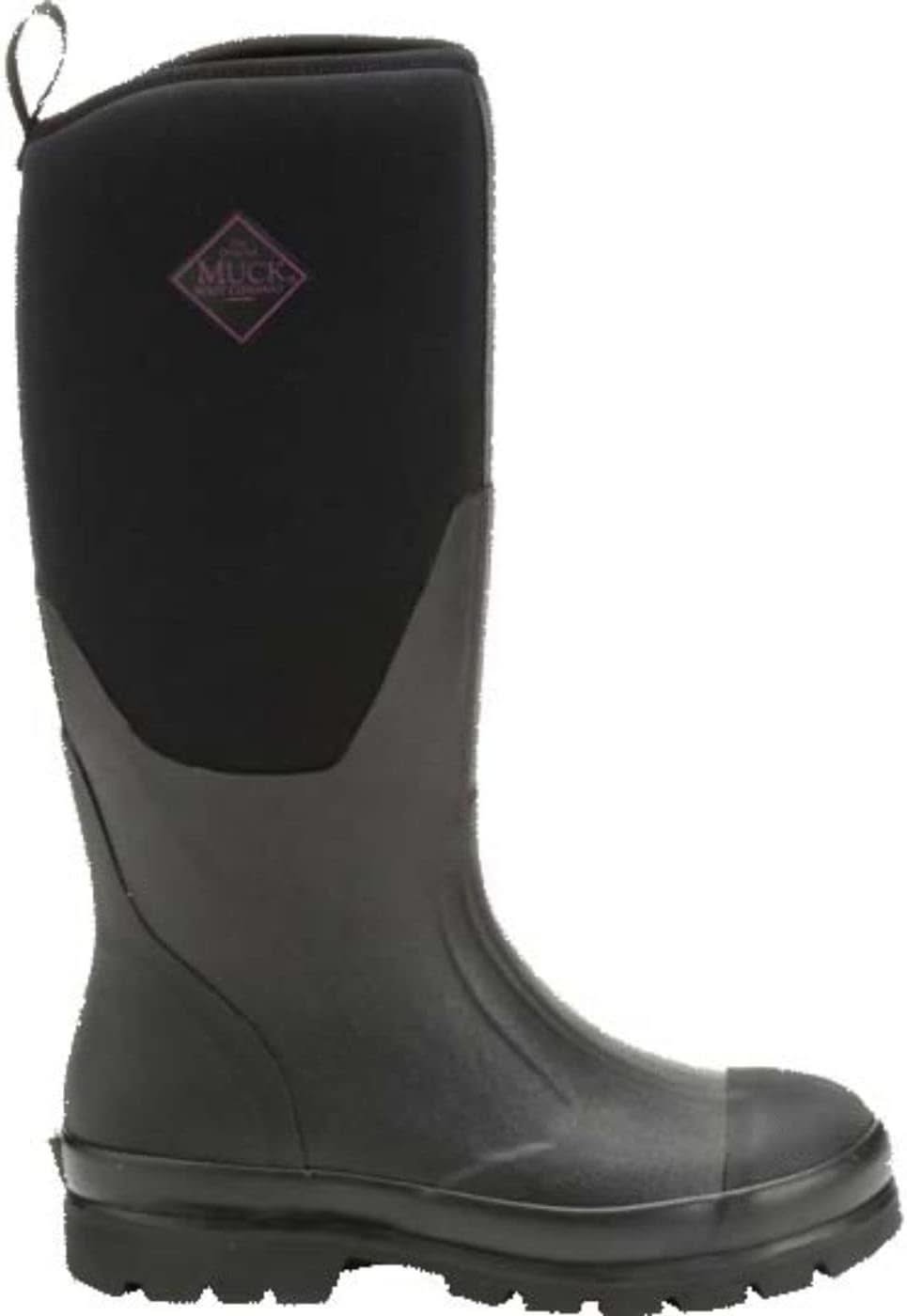 Muck Chore women's rubber work boot in black