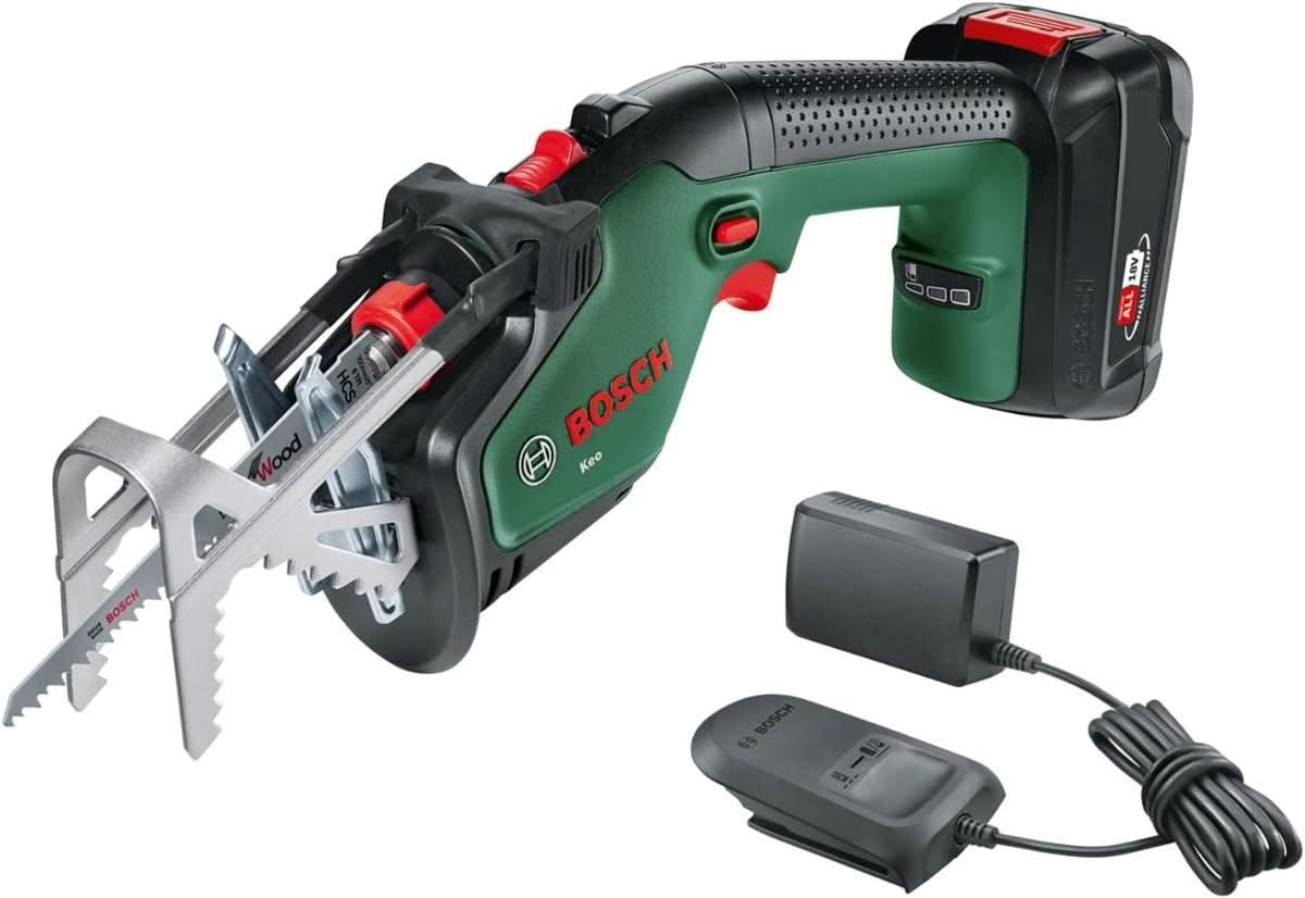 Bosch KEO Cordless Garden Pruning Saw, 18V with Battery & Charger - Best Cordless/Powered Pick