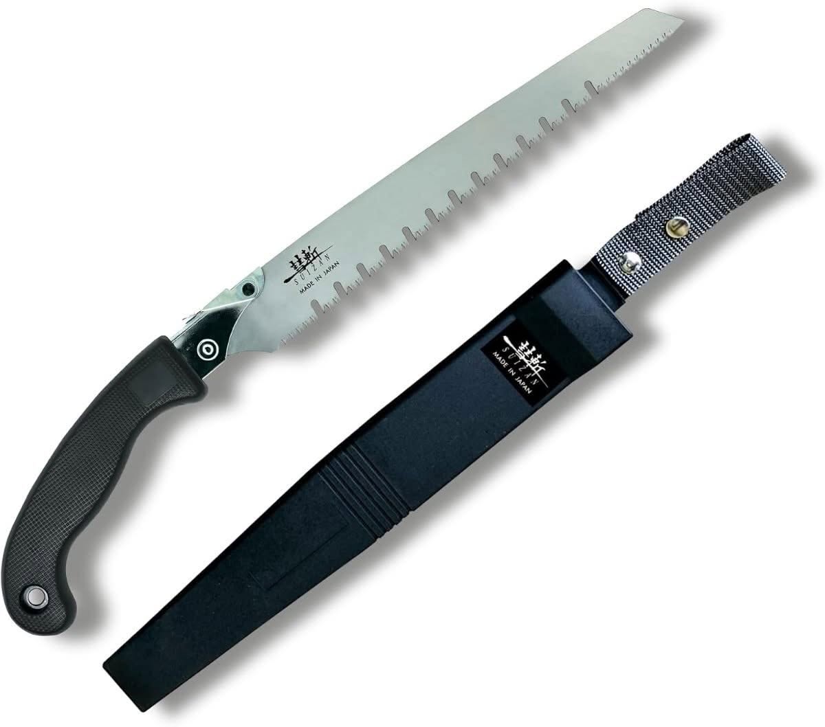 SUIZAN Pruning Saw 270mm Gullet Blade, Japanese Hand Saw - Best Straight-Blade Hand Saw