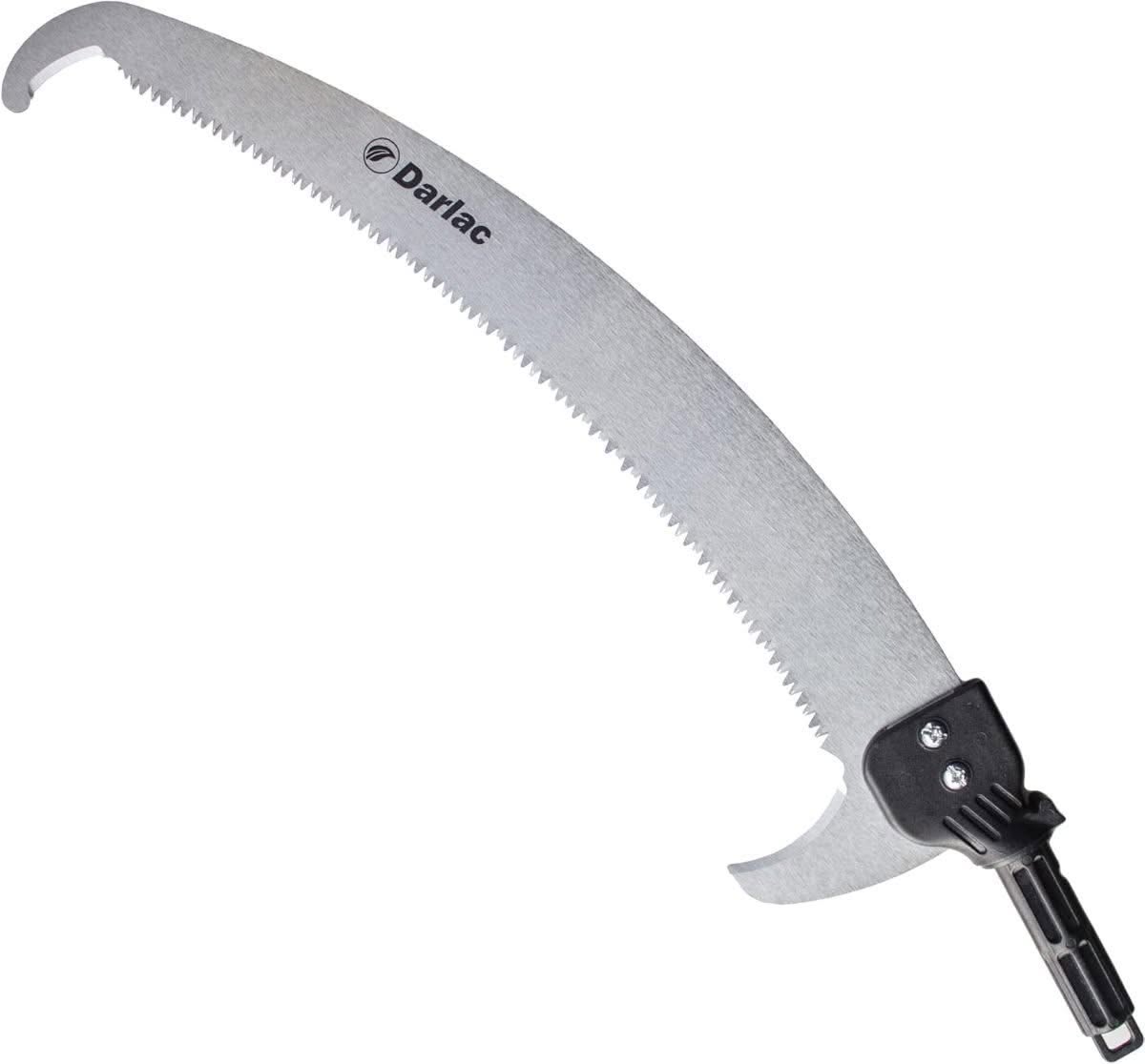 Darlac Expert Razor Edge Garden Saw, Dual Sickles, 200mm Cut Capacity - Best Versatile/Pole-Attachable Saw