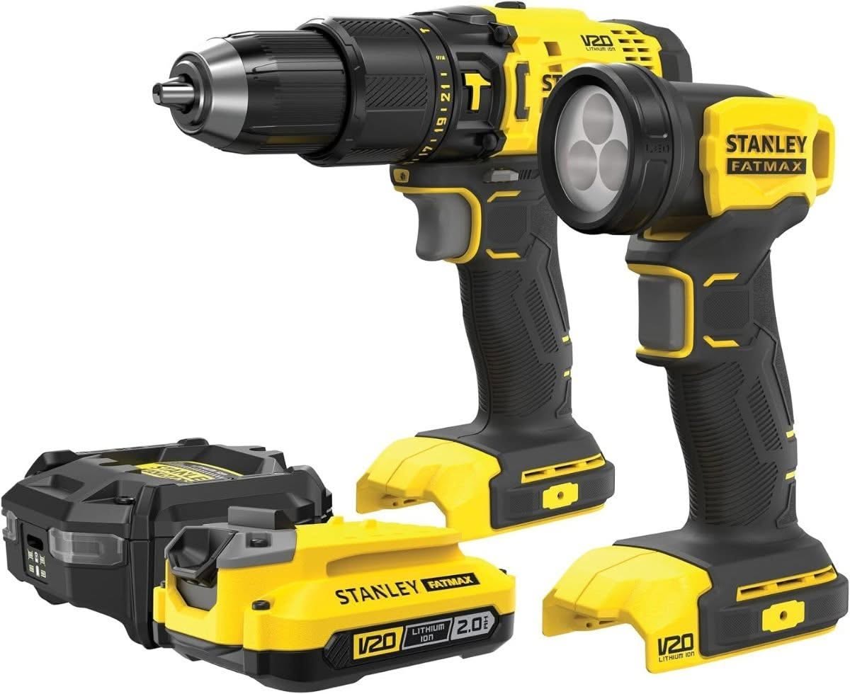 Stanley FATMAX V20 Drill & Flashlight Combo Kit