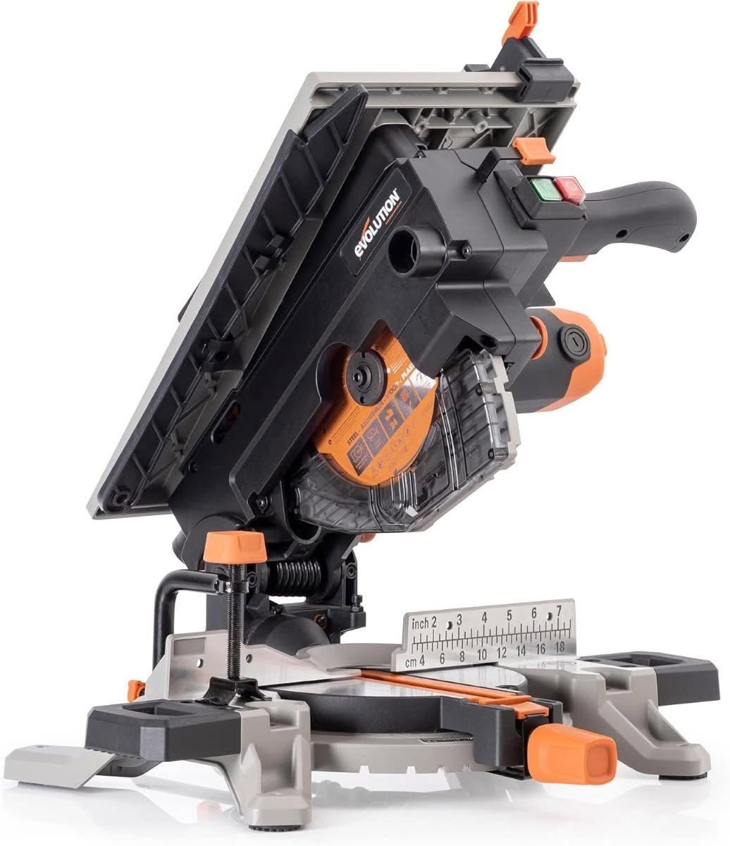 Evolution R8MTS 8-1/4in Convertible Miter/Table Saw - Best Convertible / Sliding-Mitre Compatible