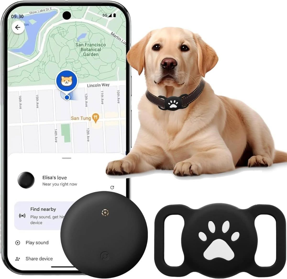 VISOOP Android Bluetooth pet tracker